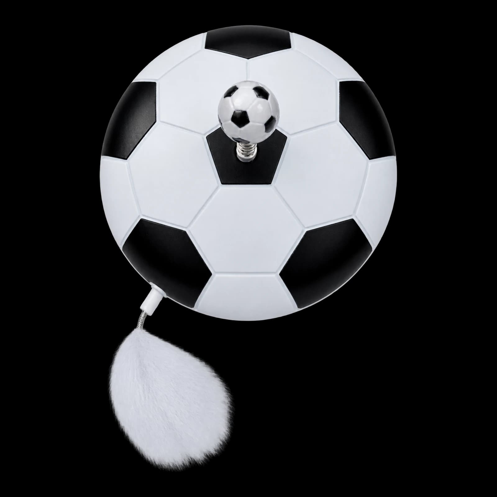 Juguete pelota con plumero